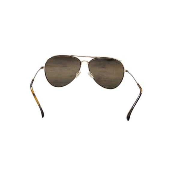 Maui Jim Prescription Aviator Sunglasses Unisex – Gold Frame, Brown Lenses, NWOT - Picture 4 of 8
